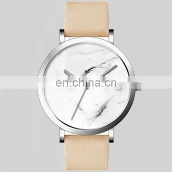 Top Brand Simple Fashion Women Men Unisex Leather Watch photo-6