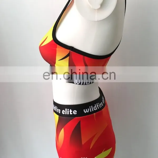 Colorful Design School Girl Dance Costumes Exercise Clothing for Children Dance Shorts photo-4