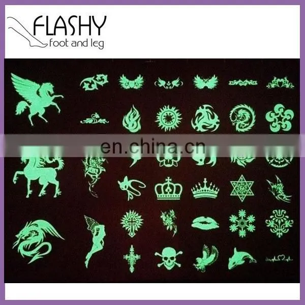 Customized Temporary Tattoo Glow In The Dark Temporary Tattoo photo-2