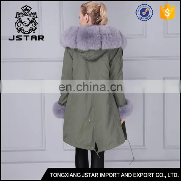 Couple Style Fashion Long Natural Fur Coat Fur Trim photo-4