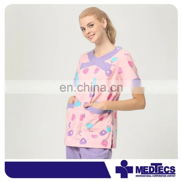 Surgical Cotton Uniform Or Antimicrobial Coat To Dr Seuss Scrub photo-2