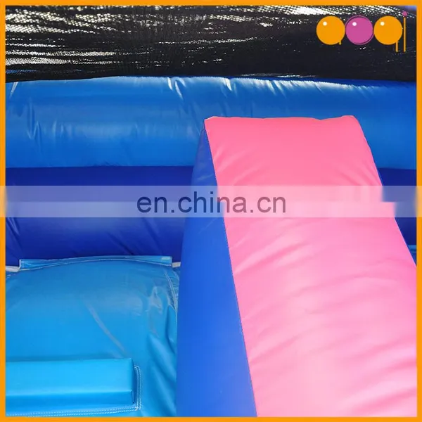 Cheap Price Outdoor Water Park Pink Water Slide With Pool photo-6