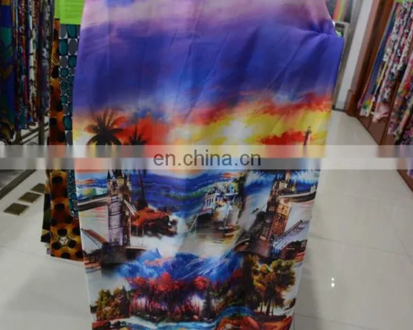 2014 European Design Digital Printing Silk Fabric for Dress photo-5