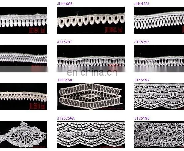 Elastic Black Dress Material 3 cm Nylon Lace Braid photo-3