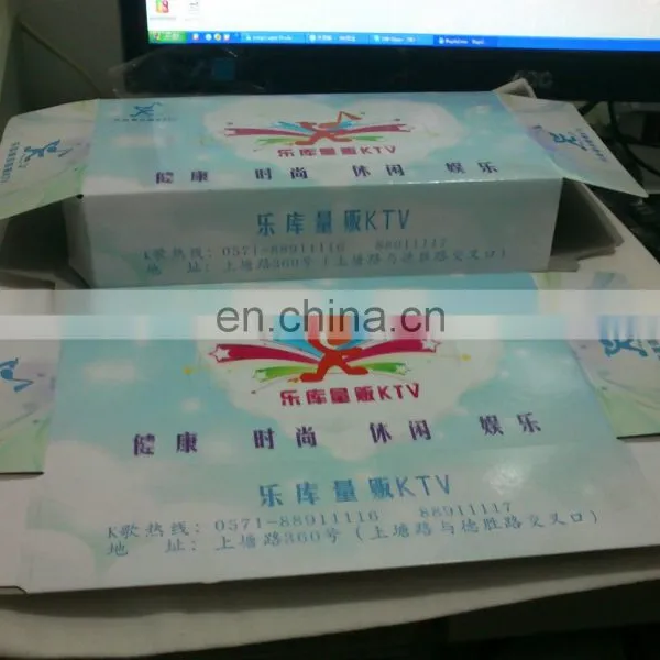 High Quality Custom Glossy Laminated Printed Paper Facial Tissue Box Design