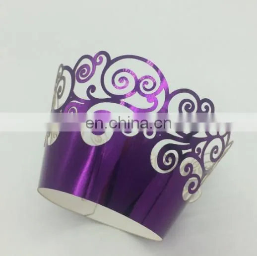 Laser Cut Cupcake Wrappers Birthday or Wedding Decorative Cake Wrappers photo-3