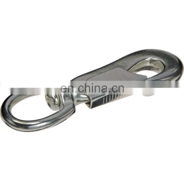 Malleable Stainless Steel Clip Bolt Snap Hook for Dog Leash