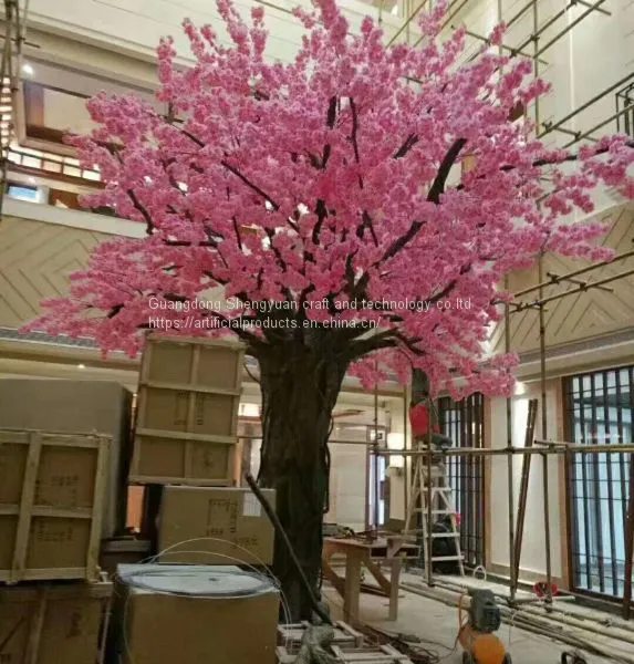 China Factory Artificial Cherry Blossom Tree Decoration photo-2