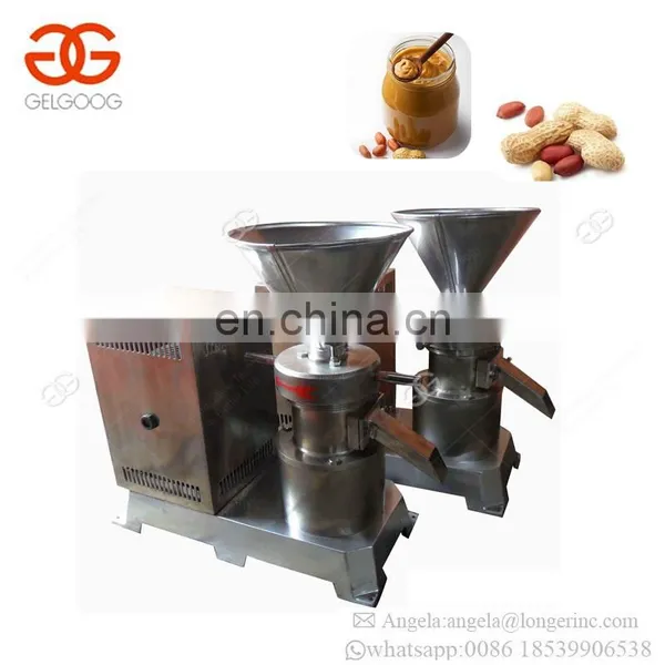 Industrial Groundnut Hazelnut Paste Almond Cashew Nut Tahini Cocoa Bean Grinding Peanut Butter Making Machine India photo-6