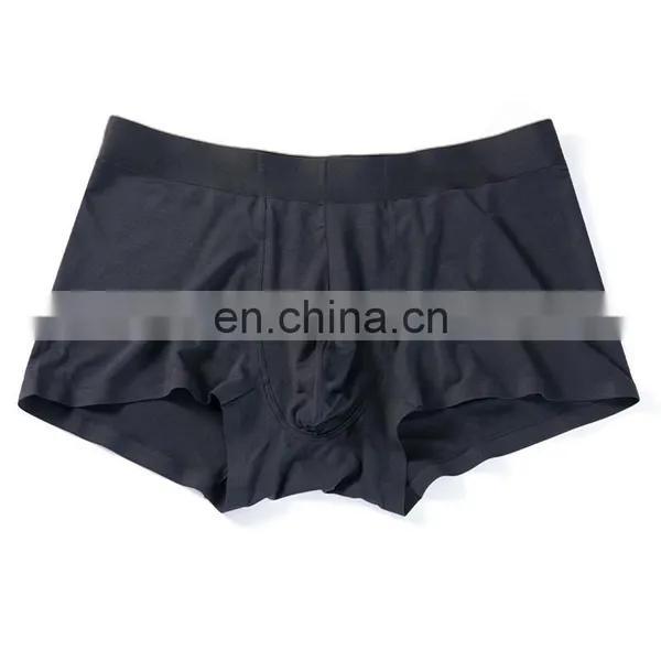 Comfort No Ride-up Modal Spandex Mid-waist Men's Underwear Boxer Briefs Breathable Seamless Underwear Men photo-6