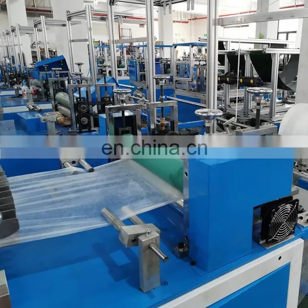 Fully Automatic Disposable Medical Nonwoven and PE Elastic Band Strip Hat Bouffant Cap Making Machine photo-5
