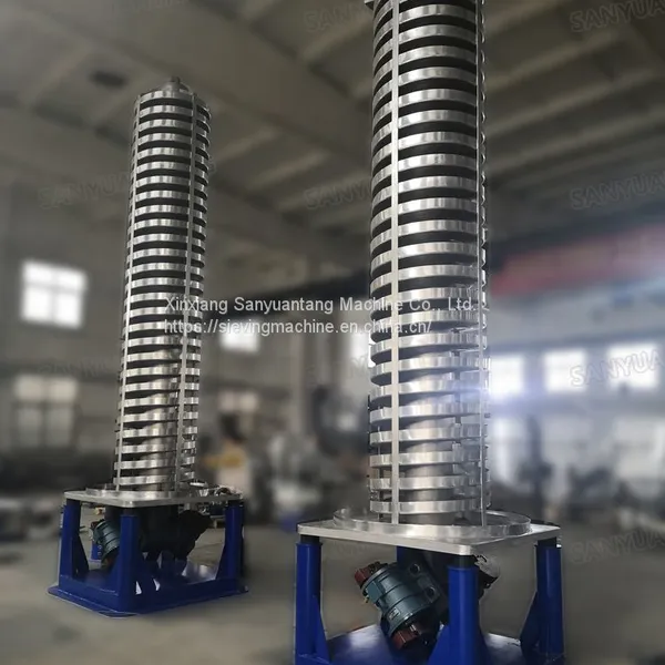 Food Grade Vibration Vertical Spiral Elevator Conveyor photo-3
