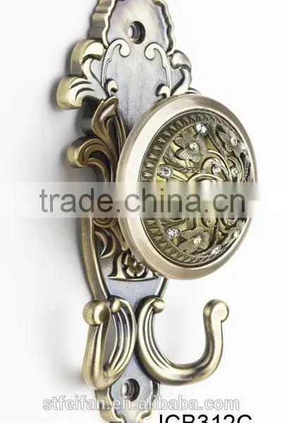 JCB312 ABCD Metal Curtain Tiebacks Double Hook photo-4
