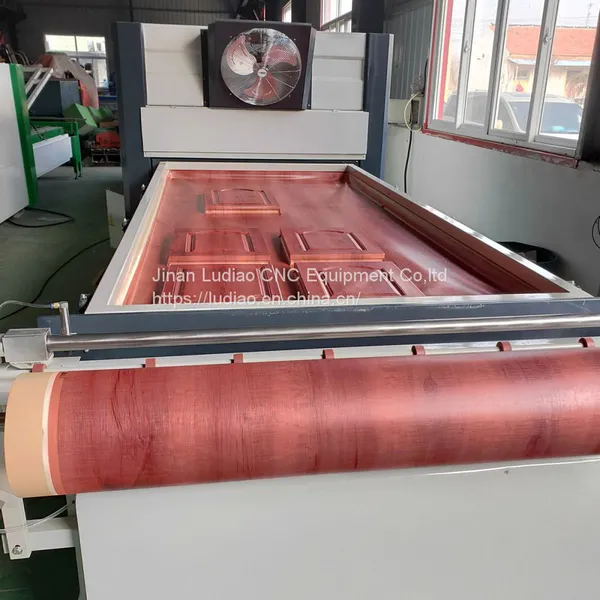 High Grade Vacuum Membrane Press Machine for MDF Door Cabinet PVC Foil Vacuum Hot Press Machine
