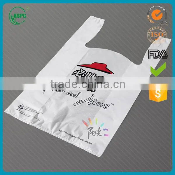 Food Grade Ldpe T-shirt Custom Resealable Plastic Bag photo-2