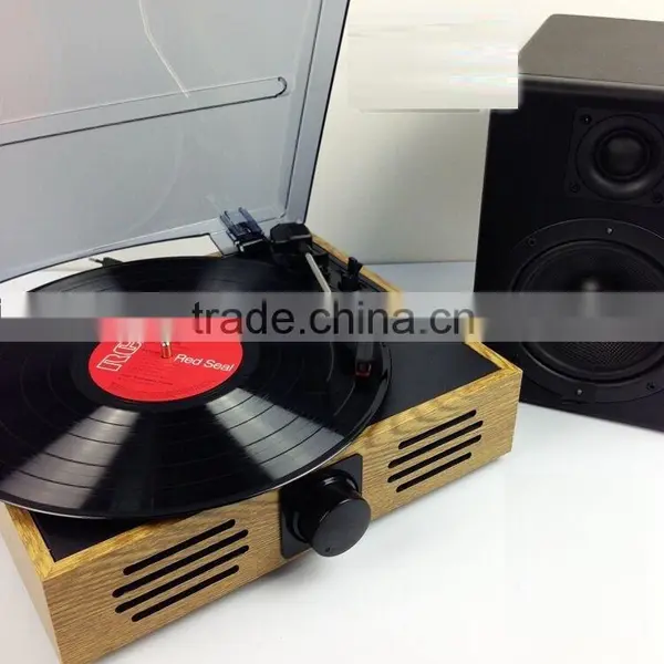Classic Vintage Design!!! Simple Turntable& Vinyl Record LP photo-4