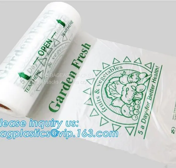 Eco-Friendly Compostable Food Storage Frozen Fresh Bags On Roll, Biodegradable Bag Compost Sac Eco Friendly Plastarch photo-3