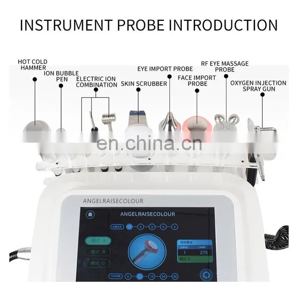10 IN 1 Comprehensive Facial Massager Beauty Instrument Ion Bubble Cleansing Oxygen Hydration Rejuvenation Skin Care Machine photo-2