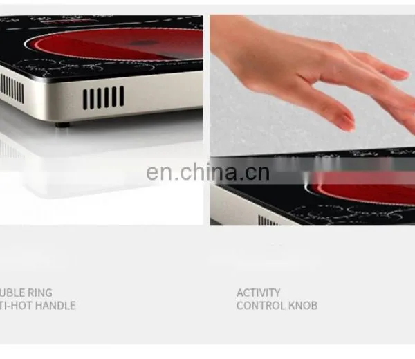 110v/220v Infrared Cooker 2000W Touch Control Black Color Easy to Operate Rice Soup Milk Hotpot Rice Keep Warm Function photo-2