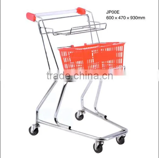 Japan Style Unfolding Smart Zinc Plated Shopping Trolley photo-6