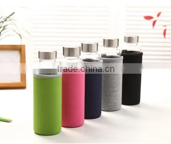 High Borosilicate Glass Drinking Bottle