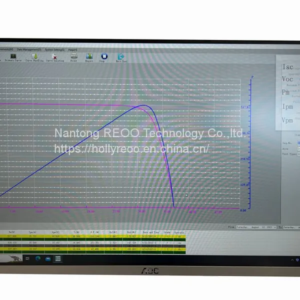 REOO Solar Module Tester Sun Simulator Used in Solar Panel Production Line High Efficiency High Quality photo-2