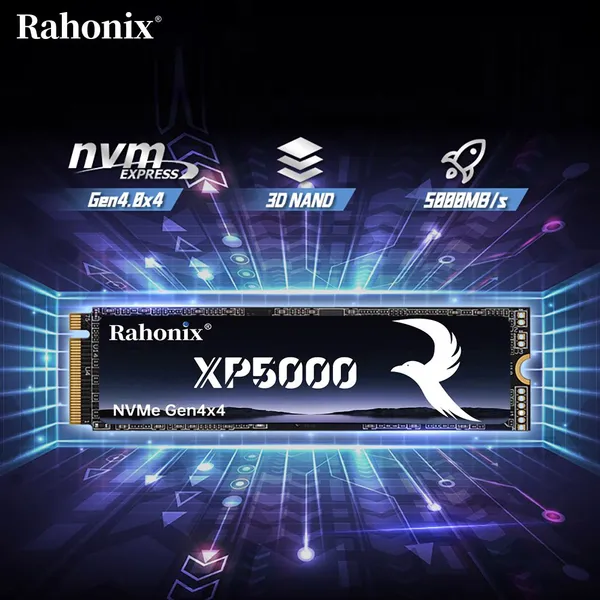 Серия XP5000 M.2 NVMe 2280 PCIe4.0x4 SSD, скорость чтения до 5000 МБ/с photo-2