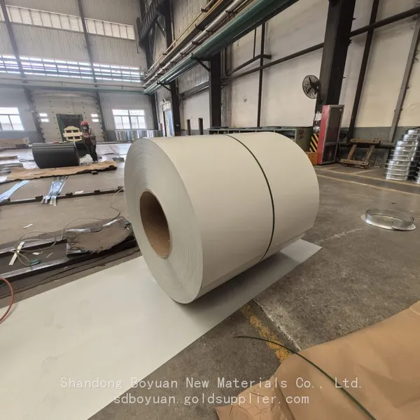 Boyuan High Quality Aluminum Zinc Galvanized Steel Coil White photo-2