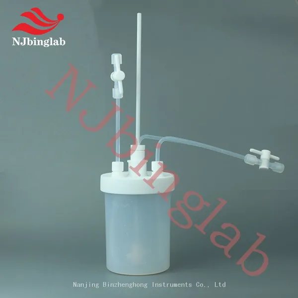 NJbinglab PFA reaction vessel, low background, for new material lab