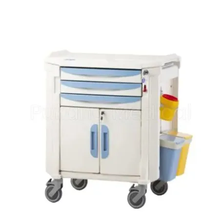 F-53 New Design Good Quality Hospital Trolley Cart Emergency Multi-function Trolley Pukang Emergency Trolley For Sale