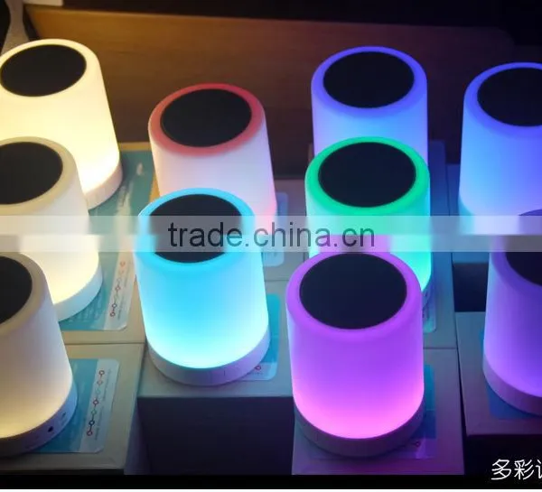 LED Light Table Lamp Nightlight With Bluetooth Speaker, Bedroom Music Nightlight Supplier's Choice photo-6