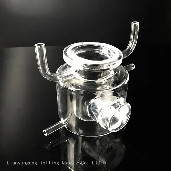 Quartz Glass Reactor Photocatalytic Reactor With Uv Penetration Vacuum Quartz Reactor photo-3