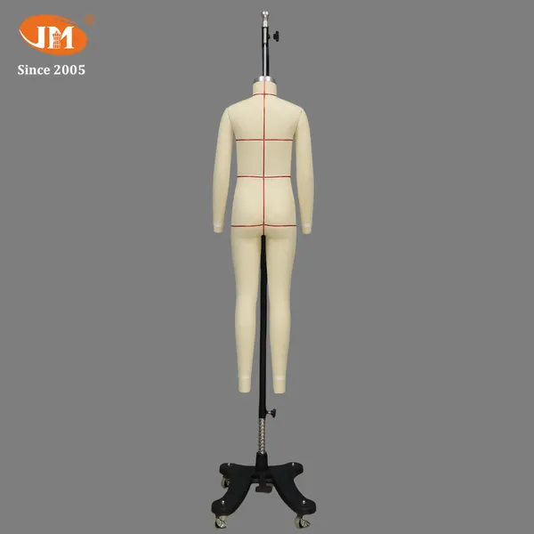 Garment Factory Special - Junmei Girls Size 130 Dress Form Headless Draping Mannequin, Red Lines, Detachable Arms photo-5