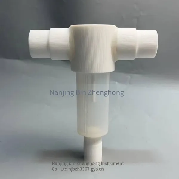 Polytetrafluoroethylene Pfa Isolation Buffer Bottle, High-purity Anti-corrosion Gas Absorption Bottle, Fluororesin Plastic Reaction Bottle photo-3