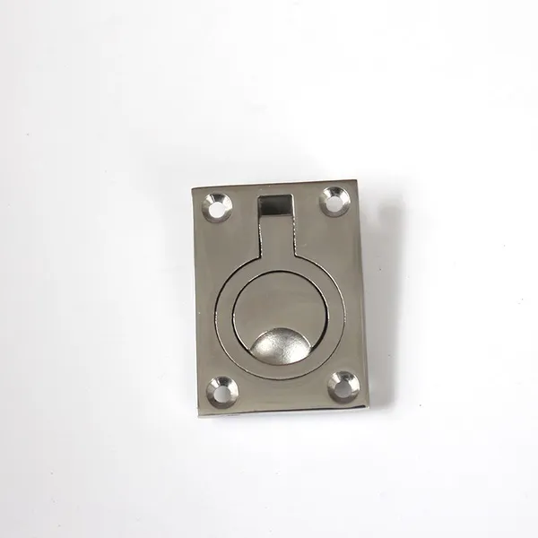 Square Flush Pull Ring Handles Recessed Boat Hatch Latch Cabinet Flush Mount Lifting Ring Pull Handle Hidden Recessed Furniture Handle photo-2