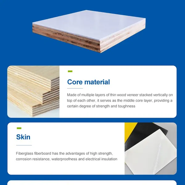 FRP PET Composite Panel Automotive Interior Trim Door Panel Lightweight Eco-Friendly Car Decoration FRP Sandwich Panel photo-4