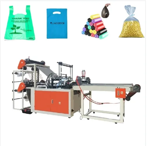 SHXJ-C Series Full Auto. T-shirt Bag Making Machine(4 Lines)