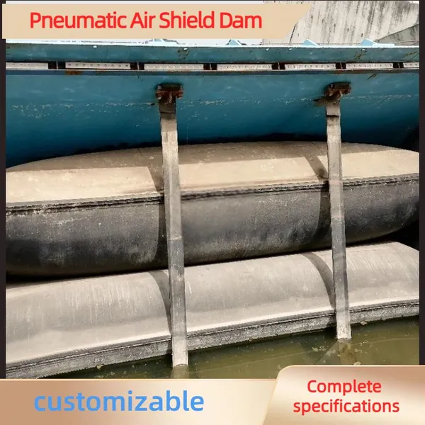 Anti-Corrosion Steel Dam Adjustable Pneumatic Shield Weir River Water Barrier Dam photo-4