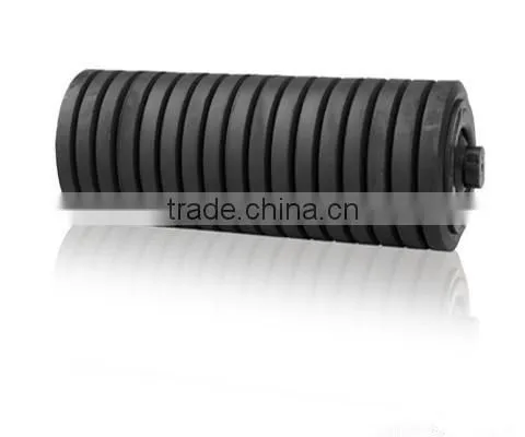 New Condition Conveyor Rubber Coated Roller/Impact Roller photo-2