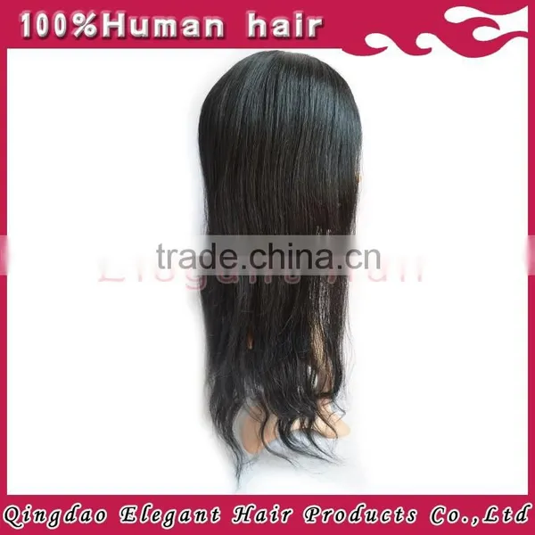 Qingdao Elegant Hair Virgin Brazilian Hair Women Toupee With Clip 16inch Blonde and Black Color Toupees photo-2