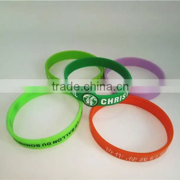 Fancy Chain Bracelet for Girls Casual Sports Bracelets Rubber Silicone Red Wristband photo-3