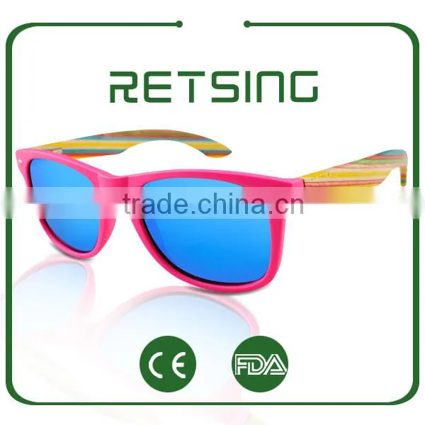 Bamboo Wooden Sun Glasses Metal Hinge Sunglasses Custom Sunglasses photo-5