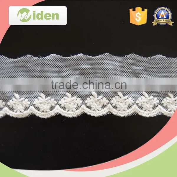 Heavy Global Market Wholesale Scalloped Flower Figure Net Embroidery Lace