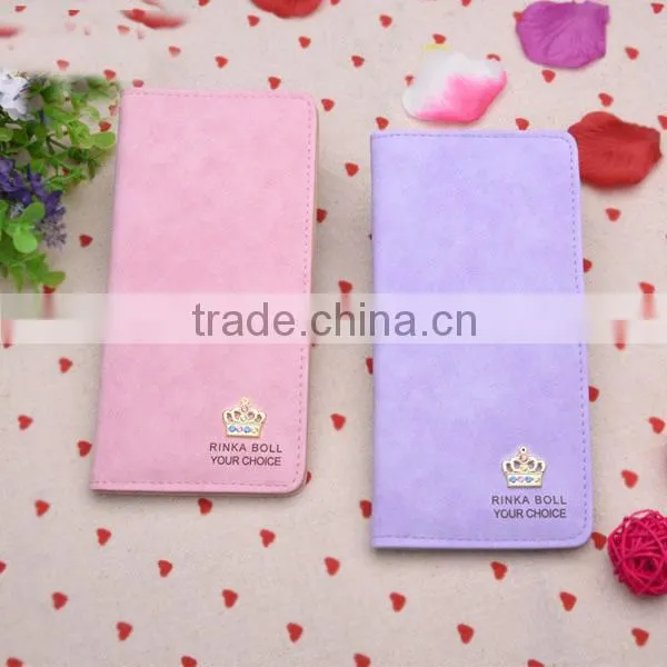 Promotion Gift Bifold Cheap Leather Wallet for Young Lady photo-3