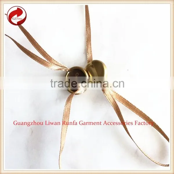 High-quality Metal Aluminum Clothing Custom Silk Ribbon Seal Tag photo-3