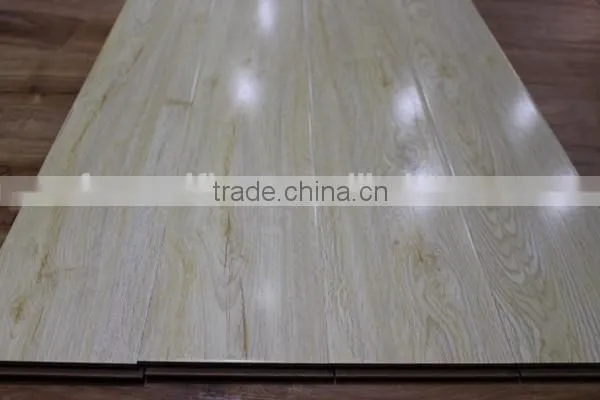 Foshan High Gloss Wood Floating Flooring photo-5