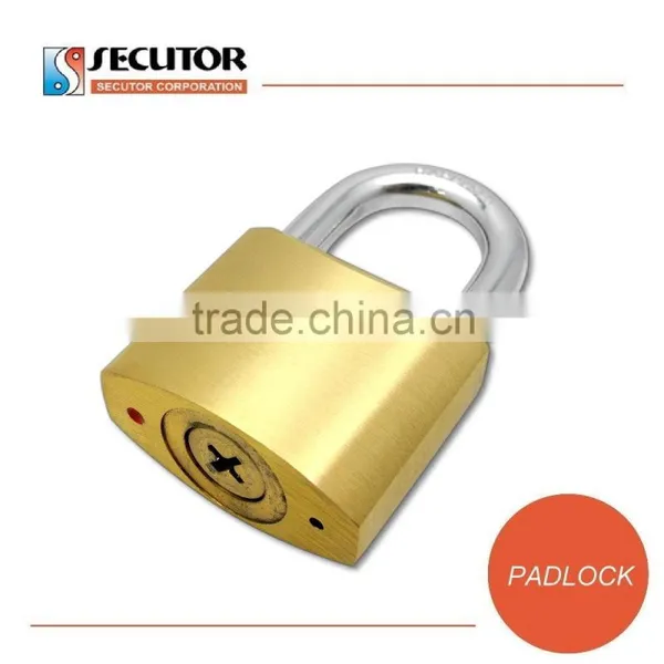 Safe Cross Key Cylinder Brass Padlock photo-3