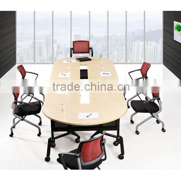 Modern Design Folding Training Table With Wheels photo-2