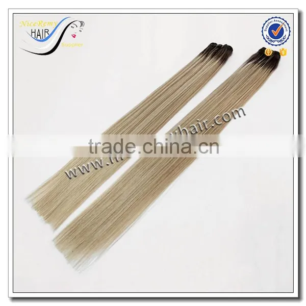 Wholesale Top Quality Ombre Silky Straight Hair Weave 100% Virgin Human Hair Supplier's Choice photo-3