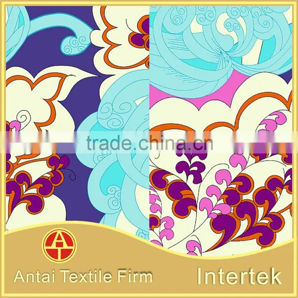 Designer Dress Design Floral Print Fabric /printed Flower Fabric photo-3